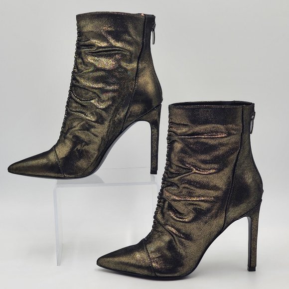 Nine West Shimmery Stiletto Booties - NWOT - Picture 4 of 17